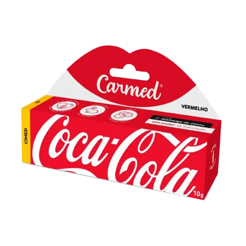Hidratante Labial Carmed Coca-Cola Vermelho – 10 g