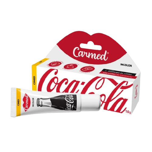 Hidratante Labial Carmed Coca-Cola Incolor – 10 g