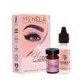 Kit Henna Profissional para Sobrancelhas Menela - Castanho Escuro