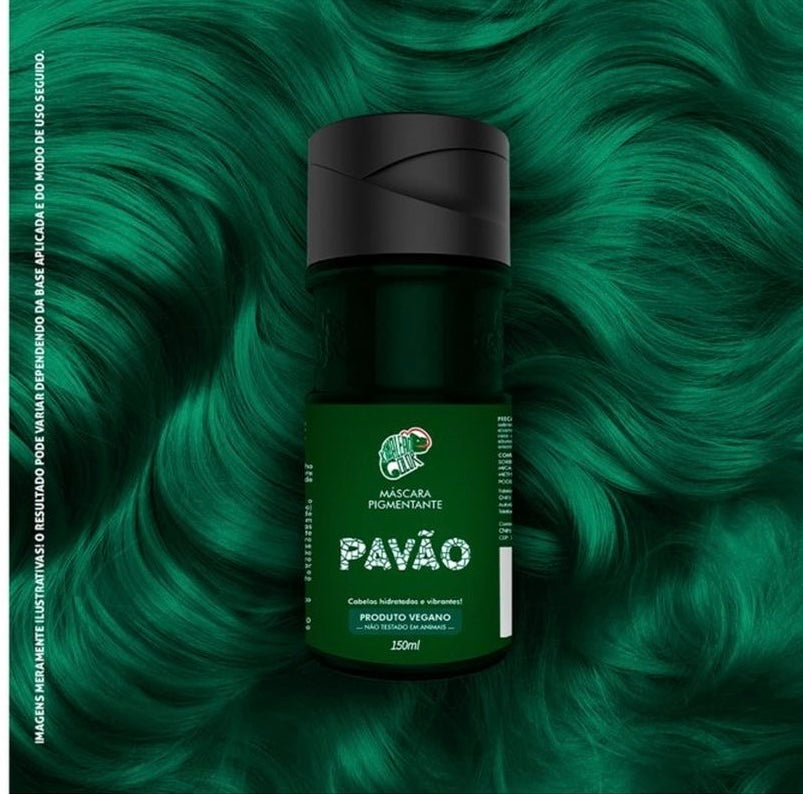 Kamaleão Color Máscara Pigmentante Pavão 100ml