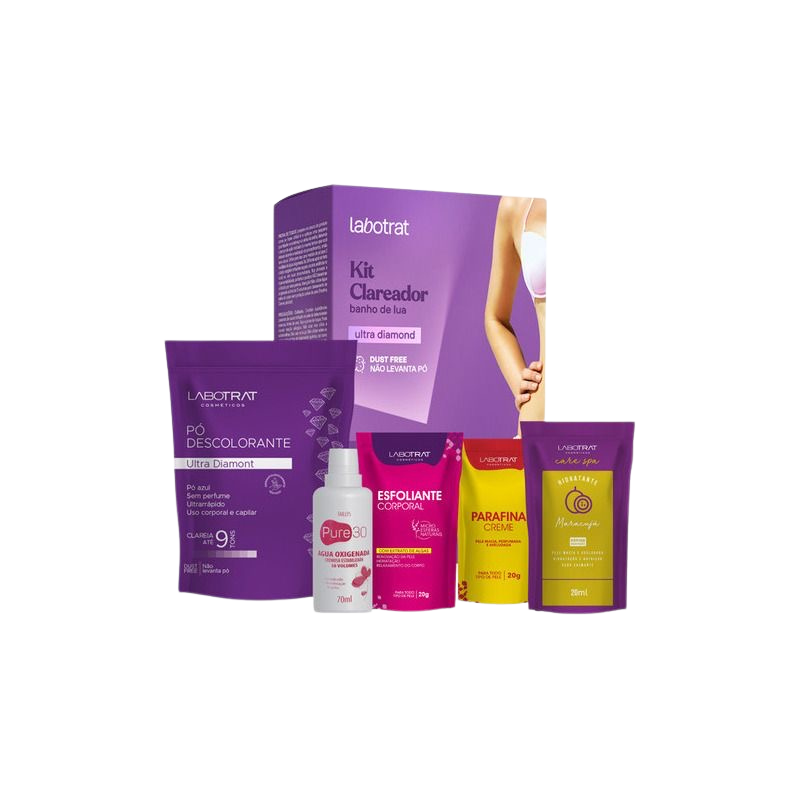 Kit Clareamento Corporal Banho De Lua Hidratação Labotrat